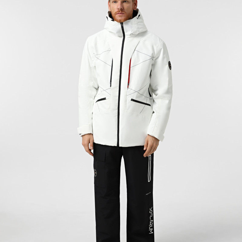 Men's jacket Larum Crest white 302504-100