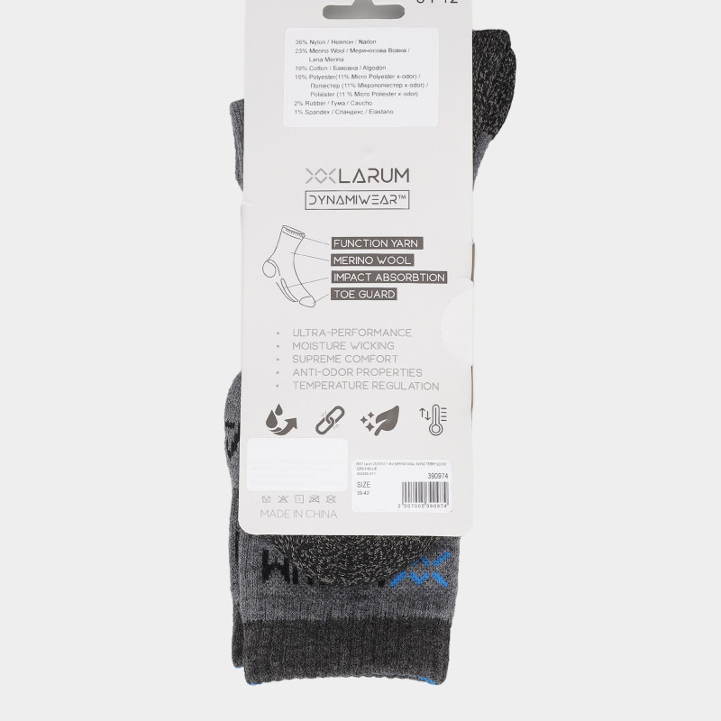 Larum Mist socks gray 252505-011