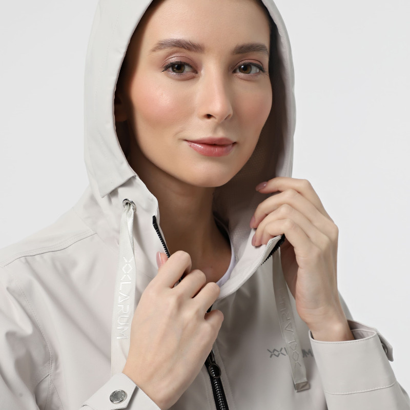 Women's windbreaker Larum Pacuta light gray 422507-011