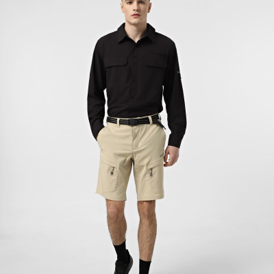 Men's shorts Larum Riged khaki 422508-350