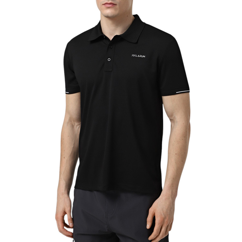Men's polo shirt Larum Quillon black 102512-010