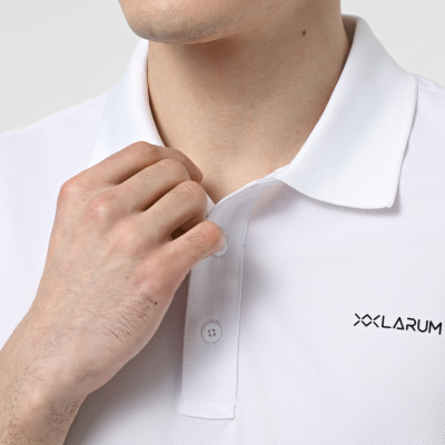 Men's polo shirt Larum Quillon white 102512-100