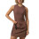 Top de mujer Larum Elysia marrón 172513-200