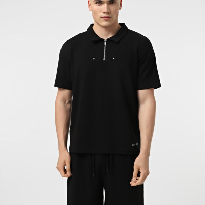 Men's polo shirt Larum Evander black 792505-010
