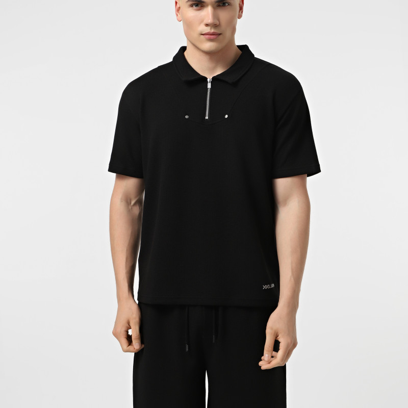 Men's polo shirt Larum Evander black 792505-010
