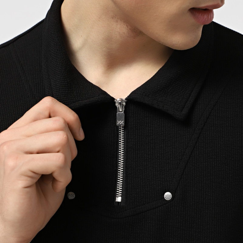 Men's polo shirt Larum Evander black 792505-010