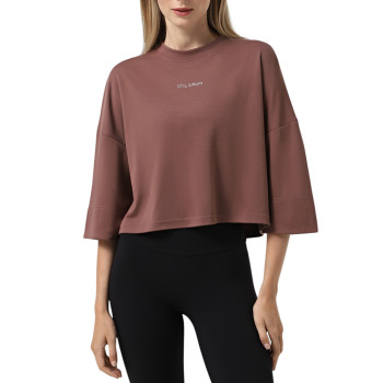 Long sleeve T-shirt Larum Bariloche brown 942508-200