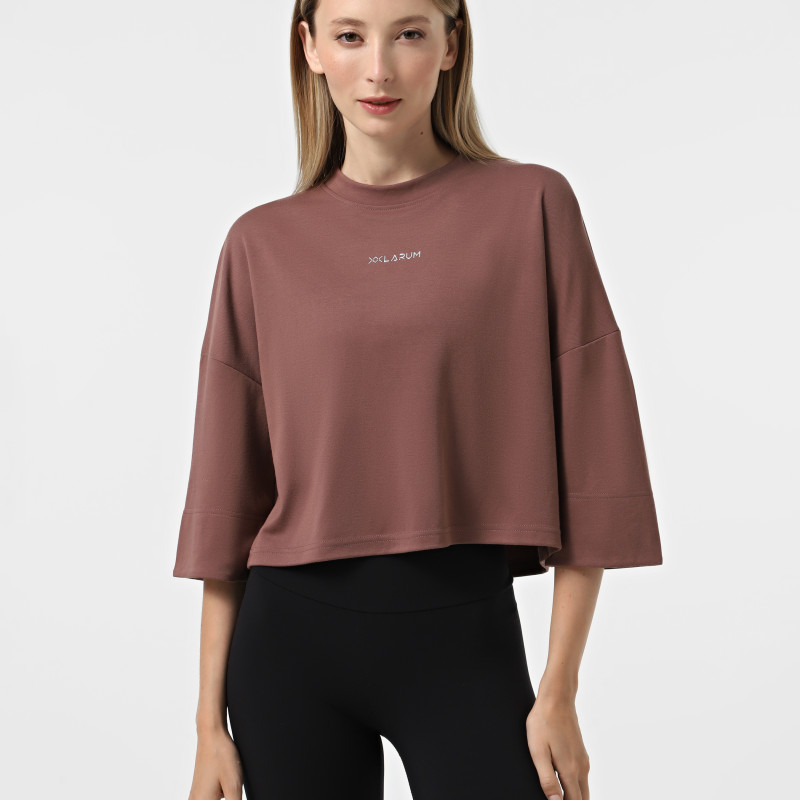 Long sleeve T-shirt Larum Bariloche brown 942508-200