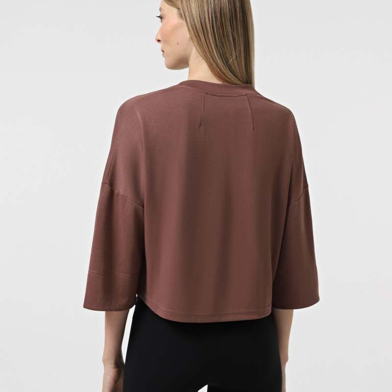 Long sleeve T-shirt Larum Bariloche brown 942508-200