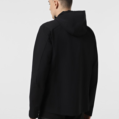 Cortavientos para hombre Larum Albus negro 162506-010