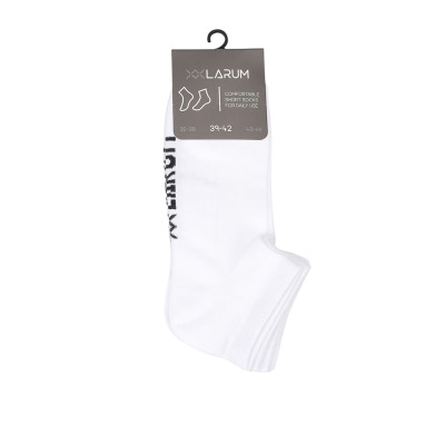 Larum Cooper 3P socks white 252510-100