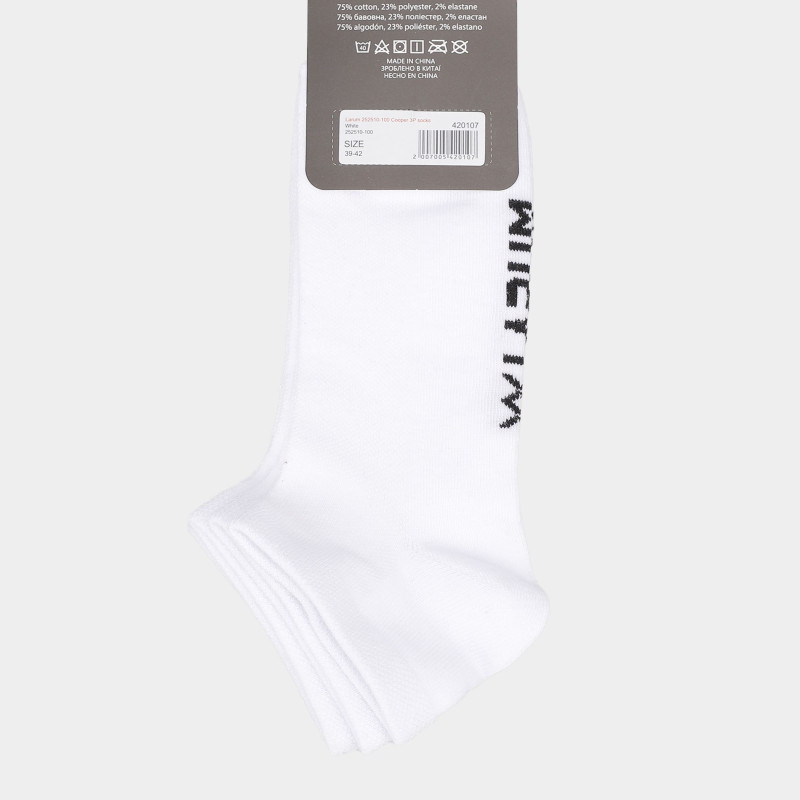 Larum Cooper 3P socks white 252510-100
