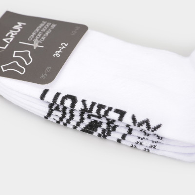 Larum Cooper 3P socks white 252510-100