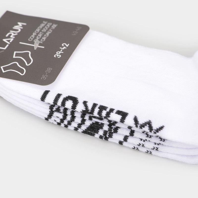Larum Cooper 3P socks white 252510-100