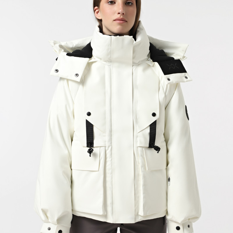 Women's jacket Larum Slicker white 302519-100