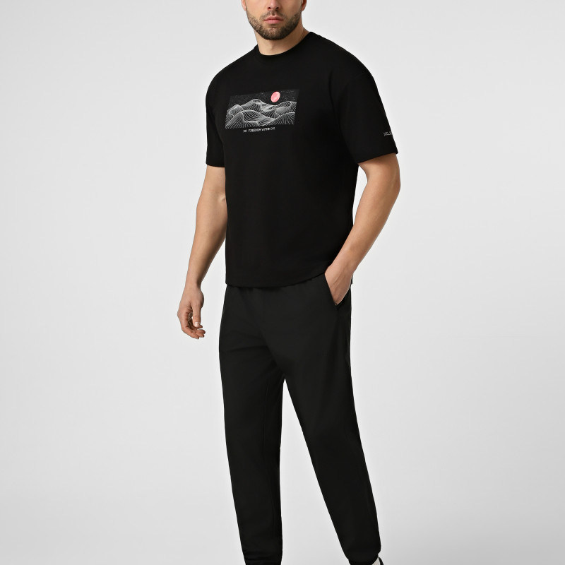 Pantalones de hombre Larum Nexari negros 102610-010
