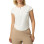 Women's T-shirt Larum Serava cream 942603-121