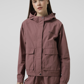 Women's windbreaker Larum Vanta burgundy 172602-670