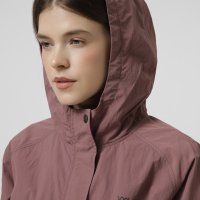 Women's windbreaker Larum Vanta burgundy 172602-670