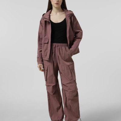 Women's windbreaker Larum Vanta burgundy 172602-670