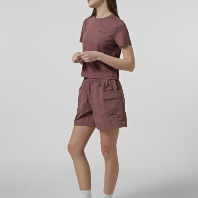 Women's shorts Larum Rune burgundy 172603-670
