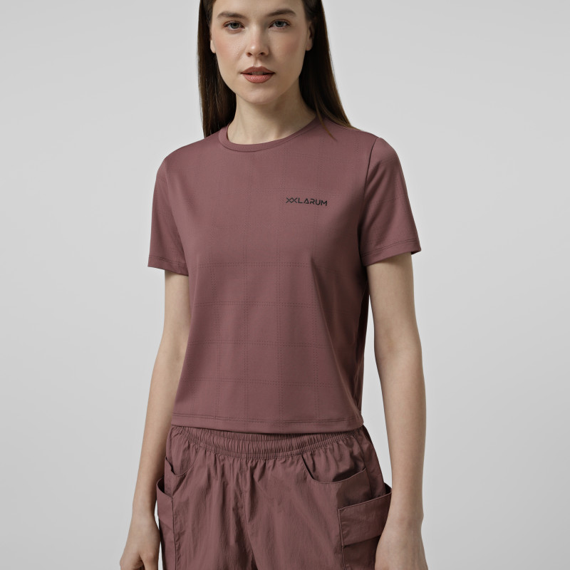 Women's T-shirt Larum Ayla burgundy 172604-670