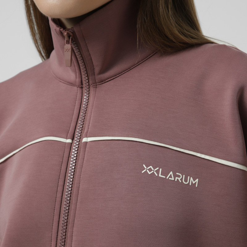 Women's sweatshirt Larum Tessan burgundy 172605-670