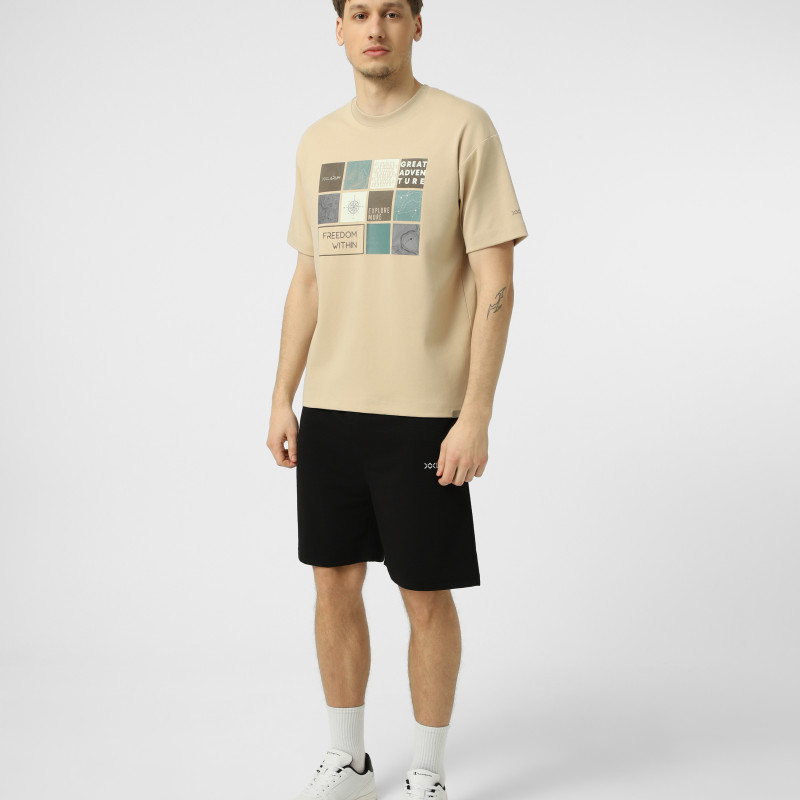 Men's T-shirt Larum Cavory beige 902606-125