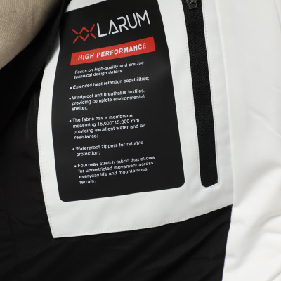 Men's jacket Larum Crest white 302504-100