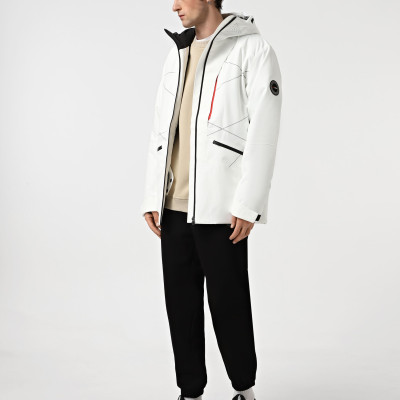 Men's jacket Larum Crest white 302504-100