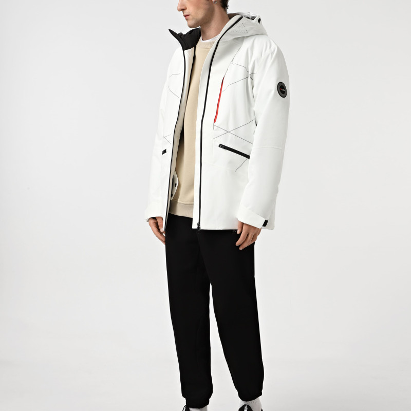 Men's jacket Larum Crest white 302504-100